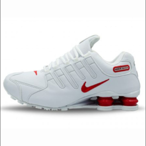 Shox Nz 4 molas Branco/Vermelho