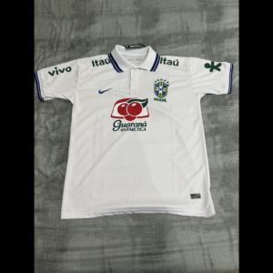 Camisa Polo Seleção Brasileira Branca (Copa 2026)