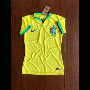 Camisa Seleção Brasileira Premium Amarela Feminina (Copa 2022)