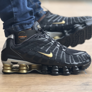 Shox 12 Molas TL NJR Preto/Dourado