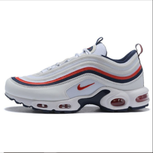 Air Max 97 Plus Branco com Vermelho